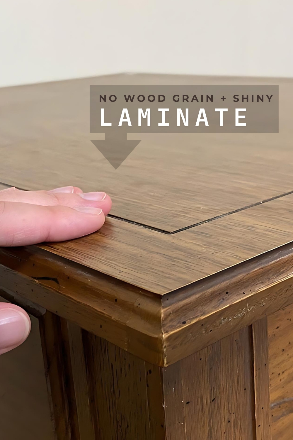 end table with laminate top