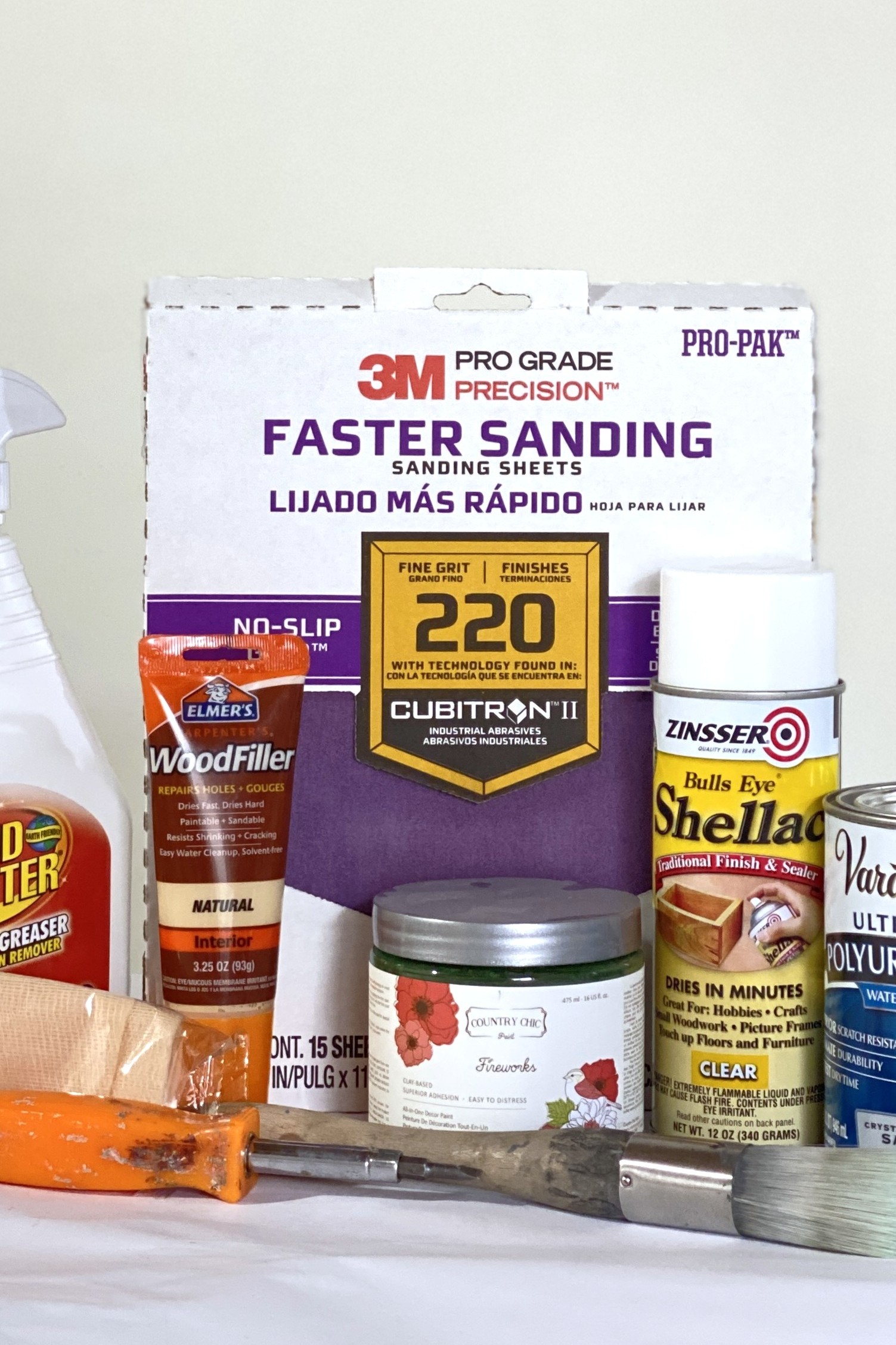  supplies for painting furniture