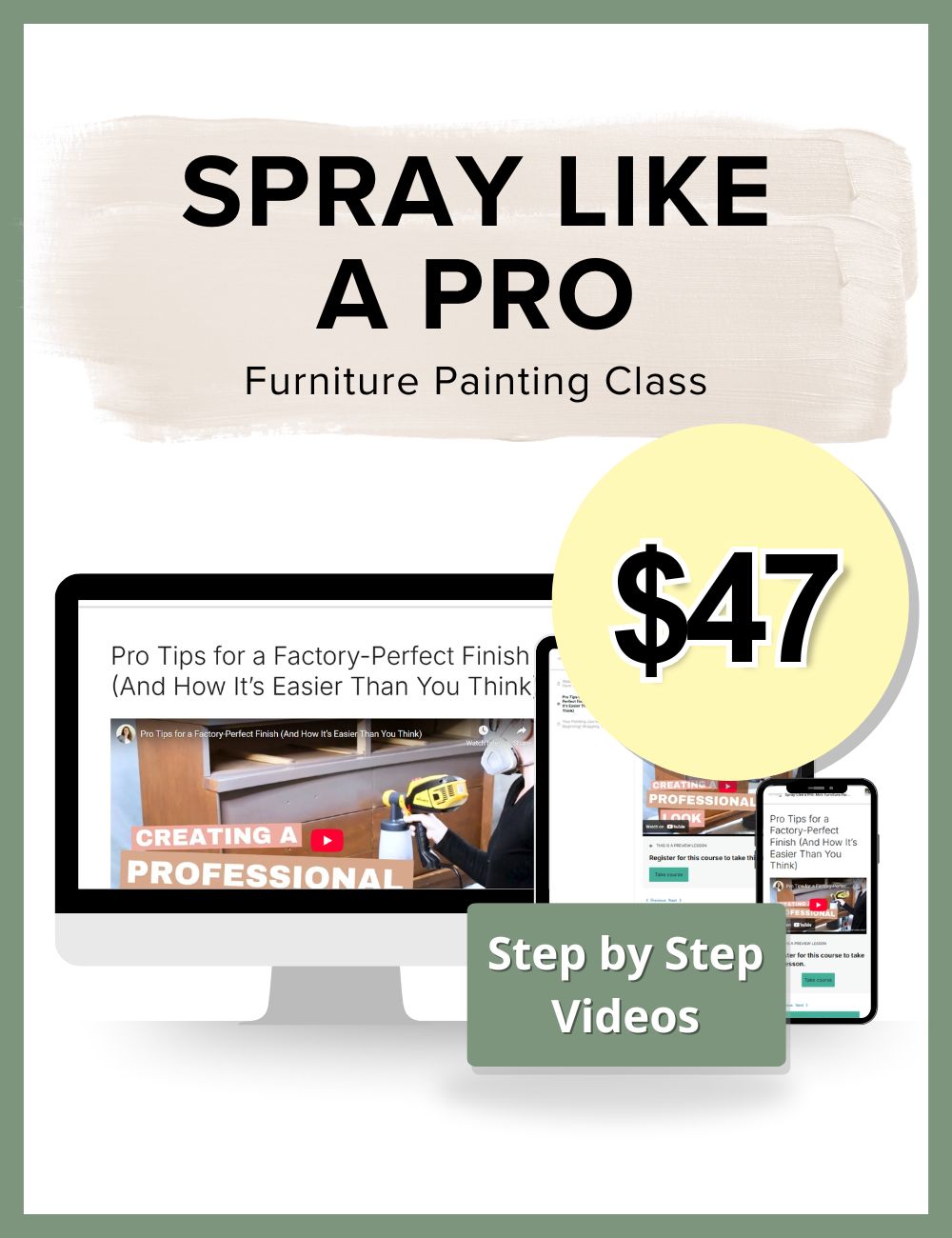 spray course for $47